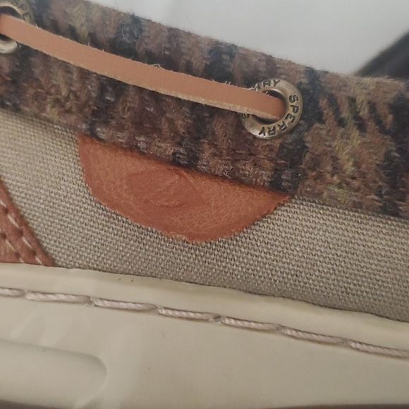 Women's Sperry Top Sider Shoes Sz7 (brown and tan) - Picture 8 of 9